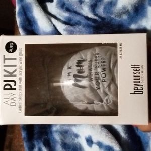 Sleep Shirt and Matching Wine Glass